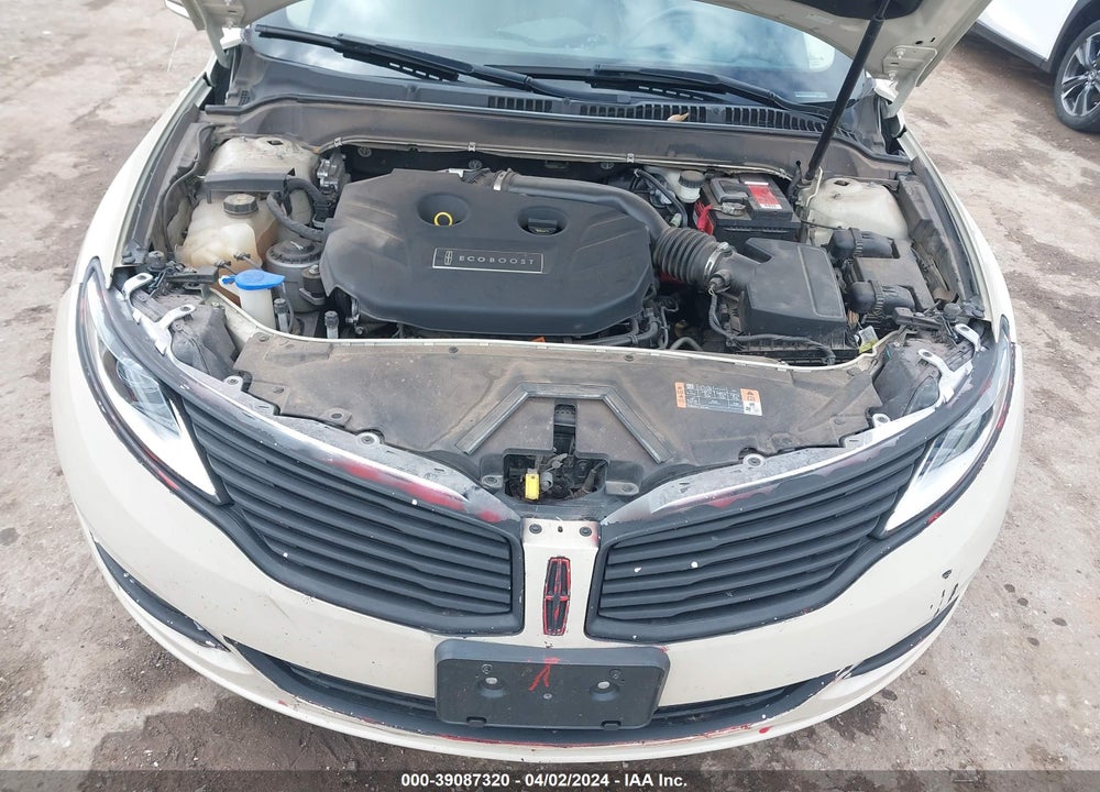 2014 LINCOLN MKZ VIN: 3LN6L2G9XER824947