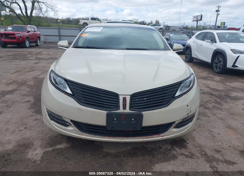 2014 LINCOLN MKZ VIN: 3LN6L2G9XER824947