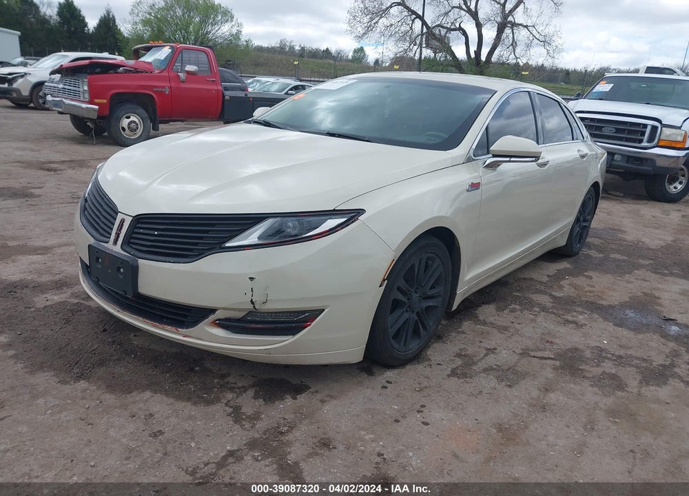 2014 LINCOLN MKZ VIN: 3LN6L2G9XER824947