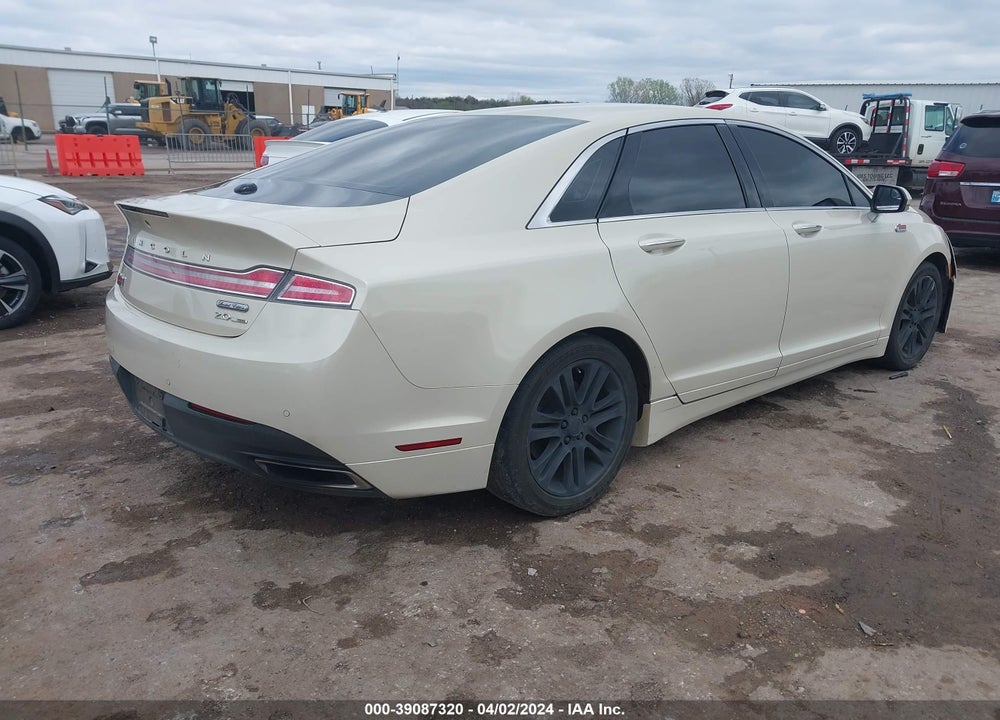 2014 LINCOLN MKZ VIN: 3LN6L2G9XER824947