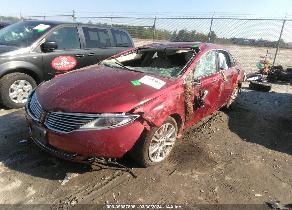 2014 LINCOLN MKZ HYBRID VIN: 3LN6L2LU4ER828826