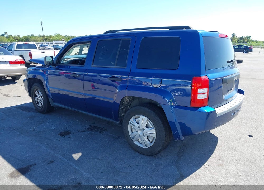 2009 JEEP PATRIOT SPORT VIN: 1J4FT28A19D154923