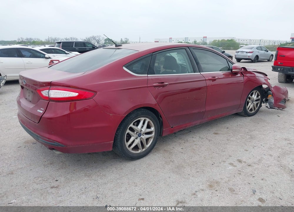 2016 FORD FUSION SE VIN: 3FA6P0H71GR214163