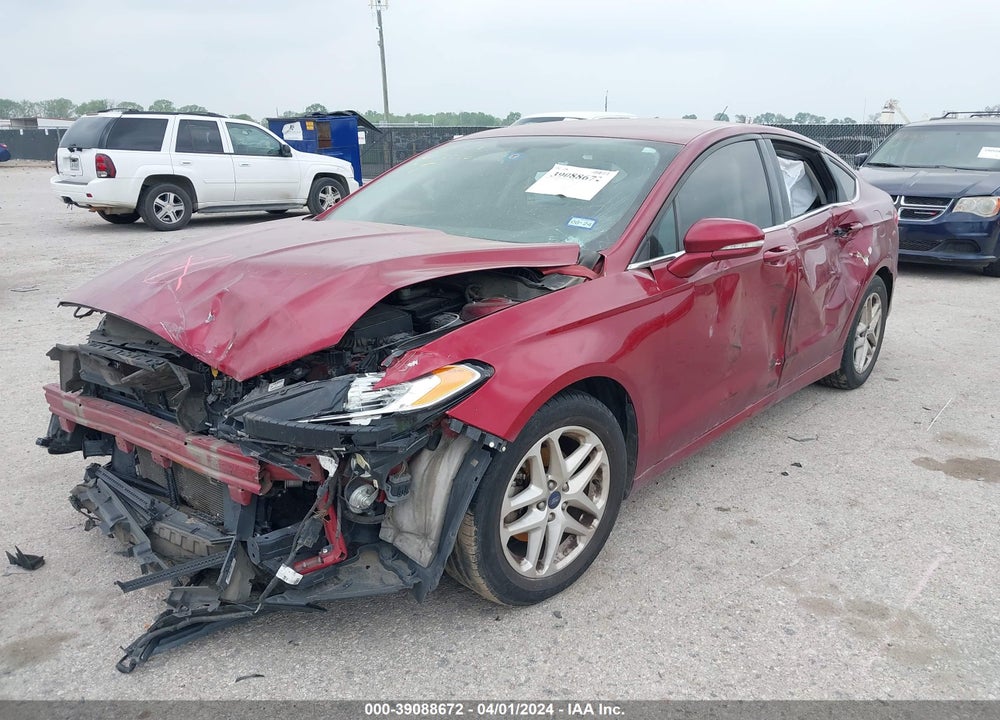 2016 FORD FUSION SE VIN: 3FA6P0H71GR214163
