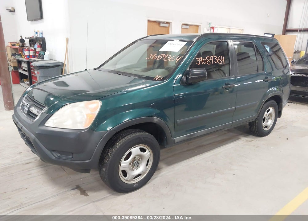 2002 HONDA CR-V LX VIN: JHLRD68492C024002