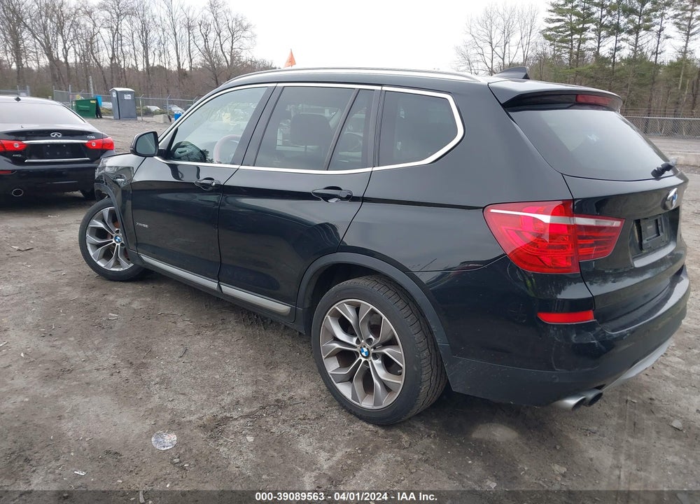 2016 BMW X3 XDRIVE28I VIN: 5UXWX9C59G0D88522