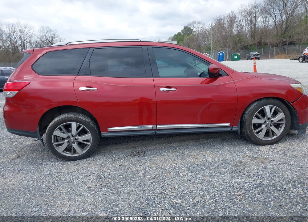 2014 NISSAN PATHFINDER PLATINUM VIN: 5N1AR2MN9EC602621