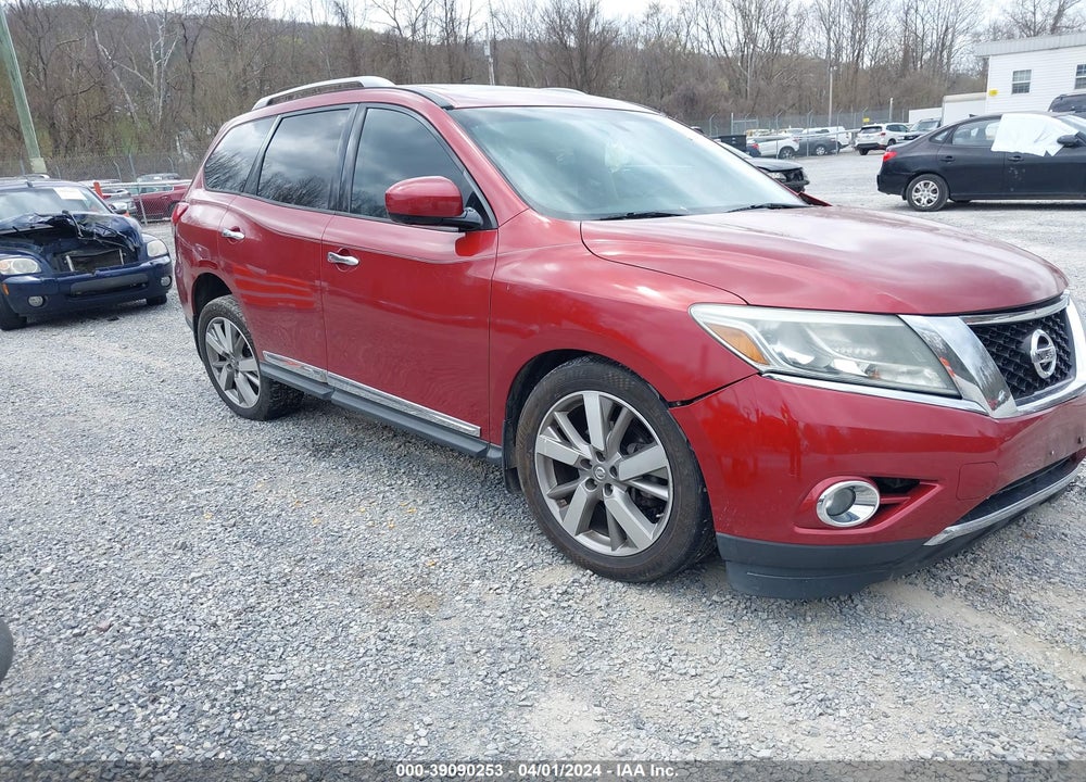 2014 NISSAN PATHFINDER PLATINUM VIN: 5N1AR2MN9EC602621