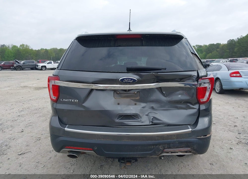 2018 FORD EXPLORER LIMITED VIN: 1FM5K7F89JGB45399