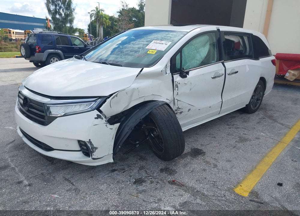 2023 HONDA ODYSSEY ELITE VIN: 5FNRL6H92PB063021