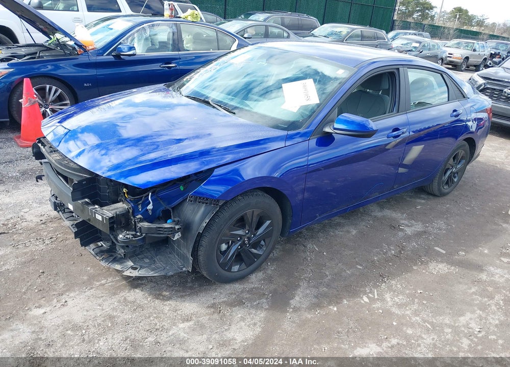 2022 HYUNDAI ELANTRA SEL VIN: KMHLS4AG6NU293070