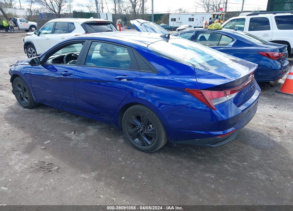 2022 HYUNDAI ELANTRA SEL VIN: KMHLS4AG6NU293070