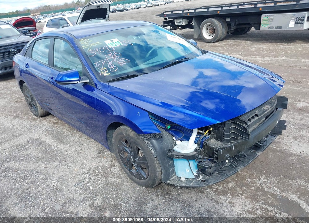 2022 HYUNDAI ELANTRA SEL VIN: KMHLS4AG6NU293070