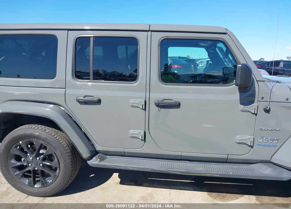 2021 JEEP WRANGLER 4XE UNLIMITED SAHARA 4X4 VIN: 1C4JJXP69MW754375