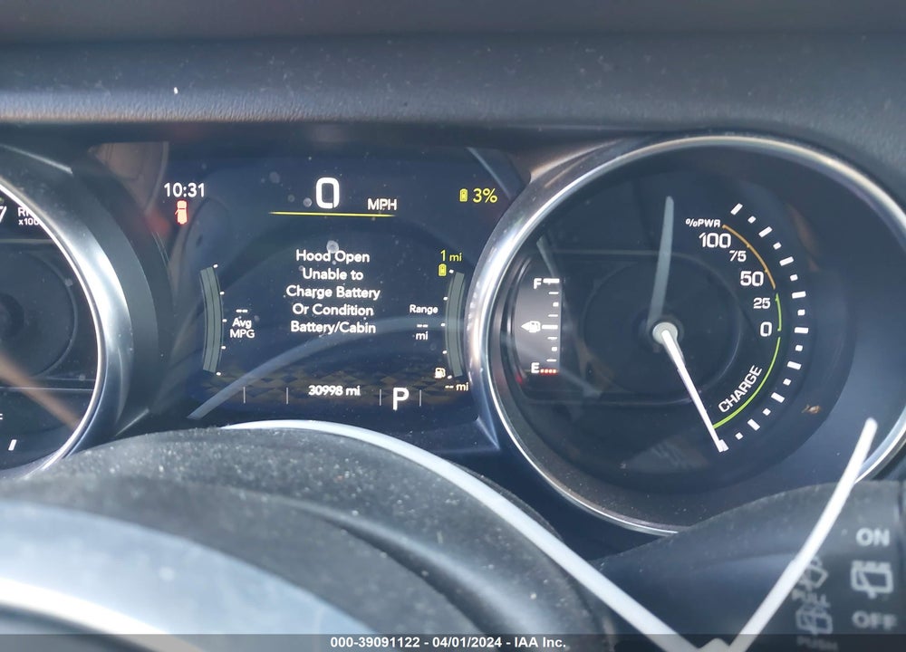 2021 JEEP WRANGLER 4XE UNLIMITED SAHARA 4X4 VIN: 1C4JJXP69MW754375