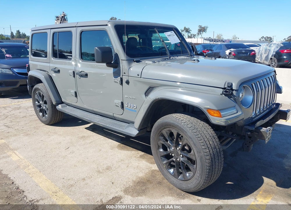 2021 JEEP WRANGLER 4XE UNLIMITED SAHARA 4X4 VIN: 1C4JJXP69MW754375