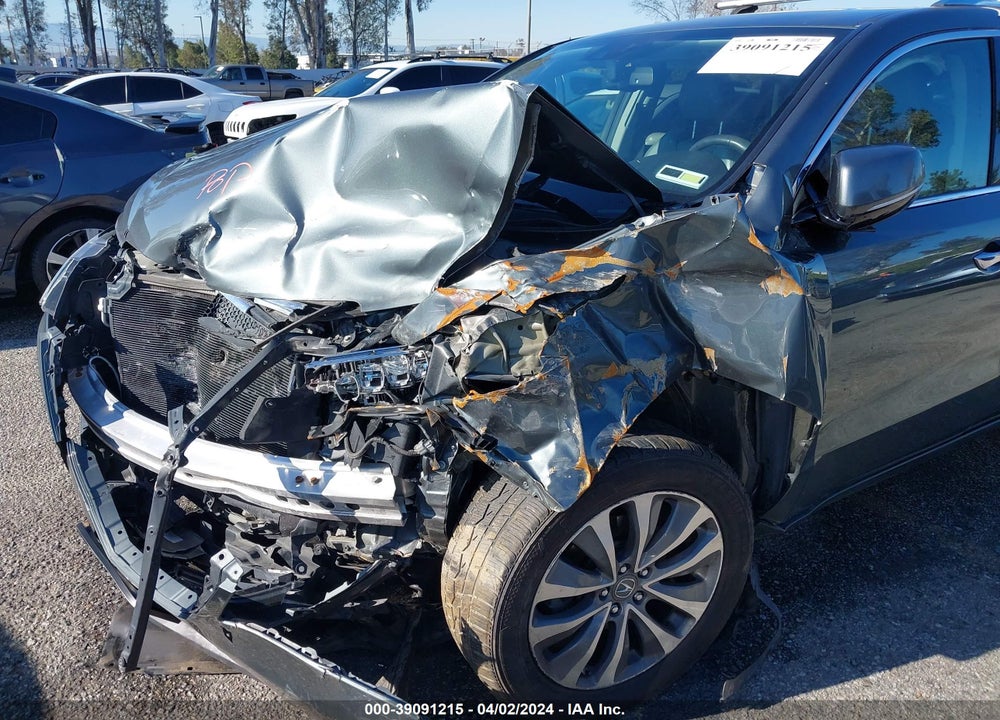 2015 ACURA MDX TECHNOLOGY PACKAGE VIN: 5FRYD4H46FB021840