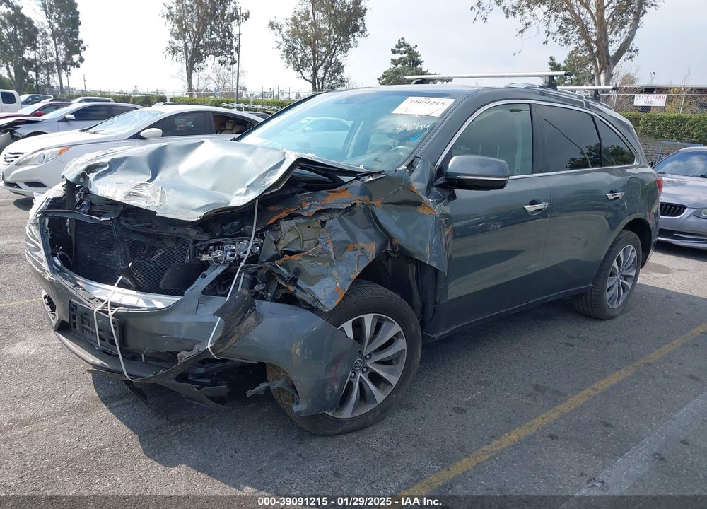 2015 ACURA MDX TECHNOLOGY PACKAGE VIN: 5FRYD4H46FB021840