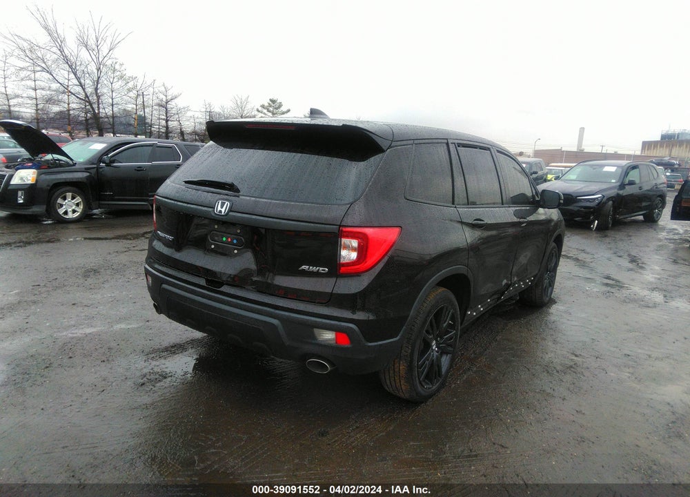 2021 HONDA PASSPORT AWD EX-L VIN: 5FNYF8H54MB025619
