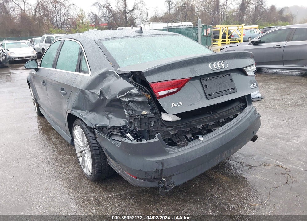 2017 AUDI A3 2.0T PREMIUM VIN: WAUJ8GFF8H1076800