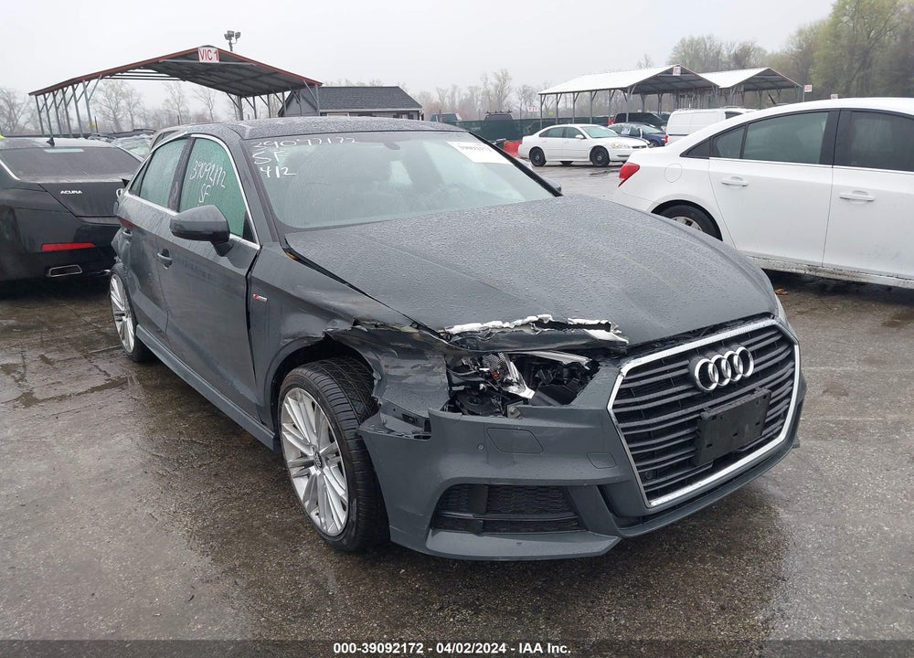 2017 AUDI A3 2.0T PREMIUM VIN: WAUJ8GFF8H1076800