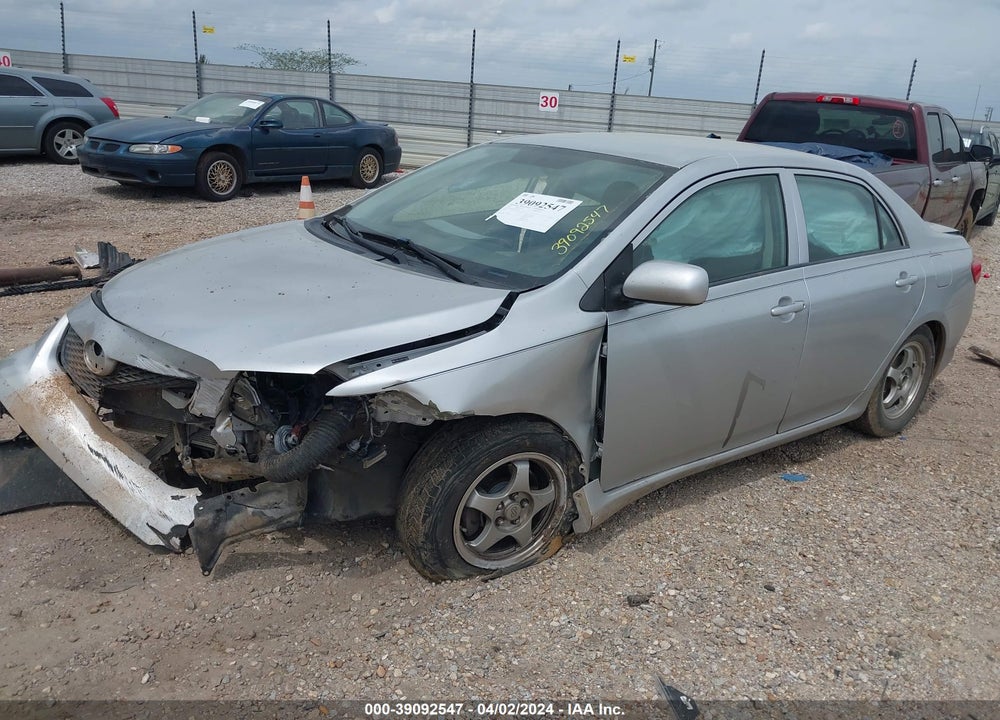 2009 TOYOTA COROLLA LE VIN: JTDBL40E899024381