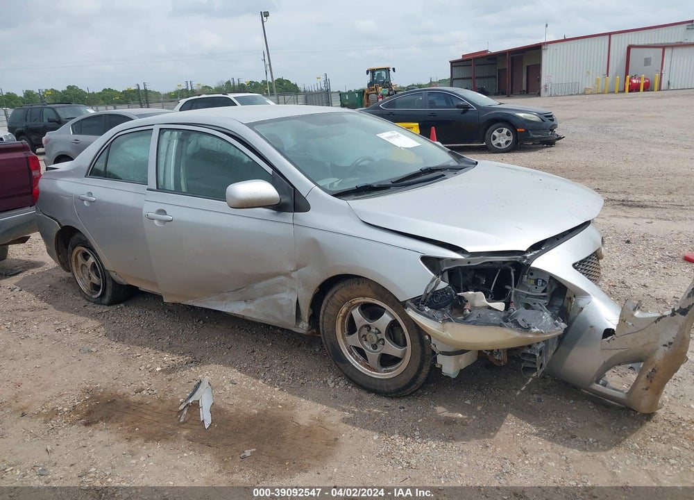 2009 TOYOTA COROLLA LE VIN: JTDBL40E899024381