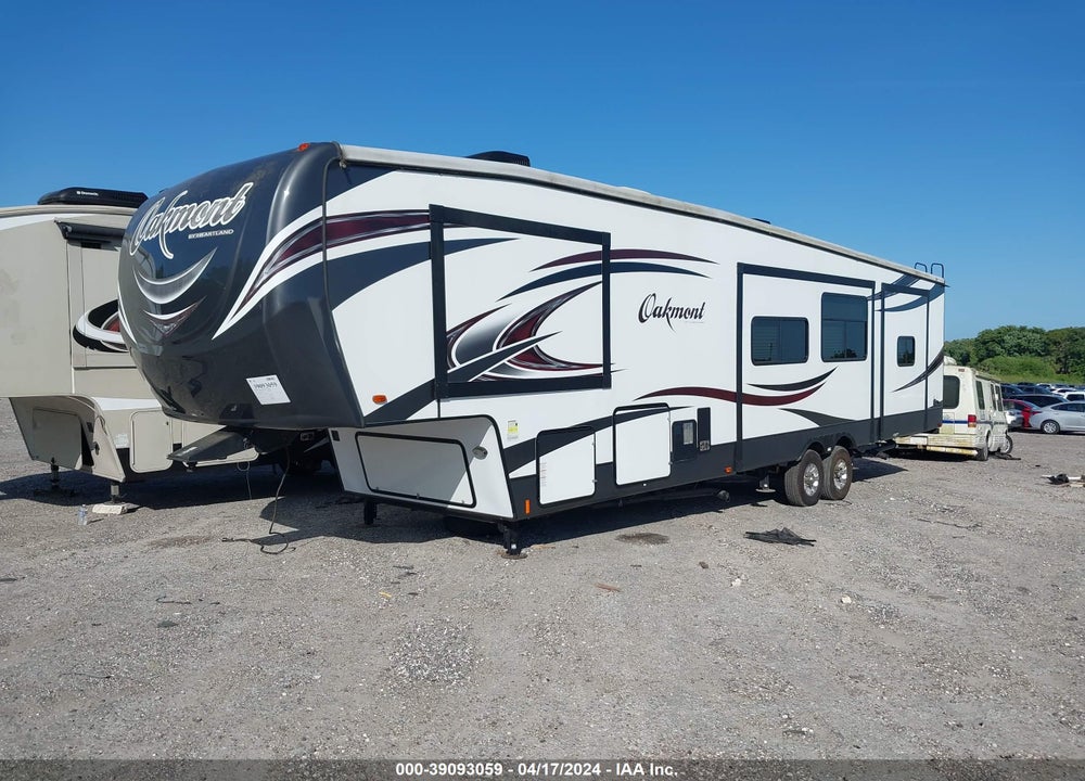 2016 HEARTLAND OAKMONT TRAVEL TRAILER VIN: 5SFBG4222GE313037