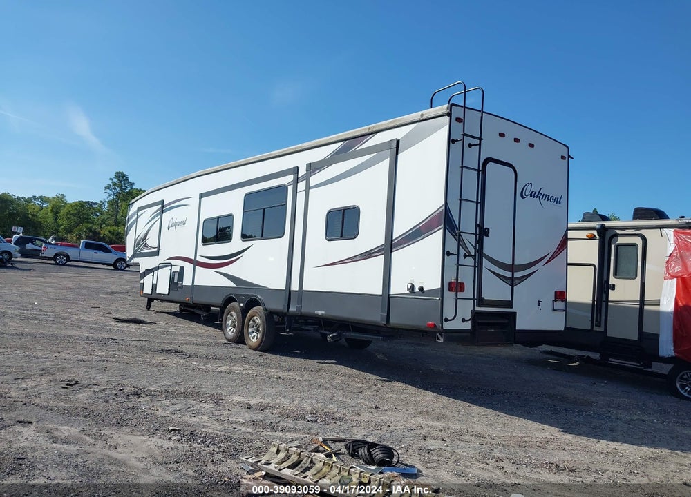 2016 HEARTLAND OAKMONT TRAVEL TRAILER VIN: 5SFBG4222GE313037