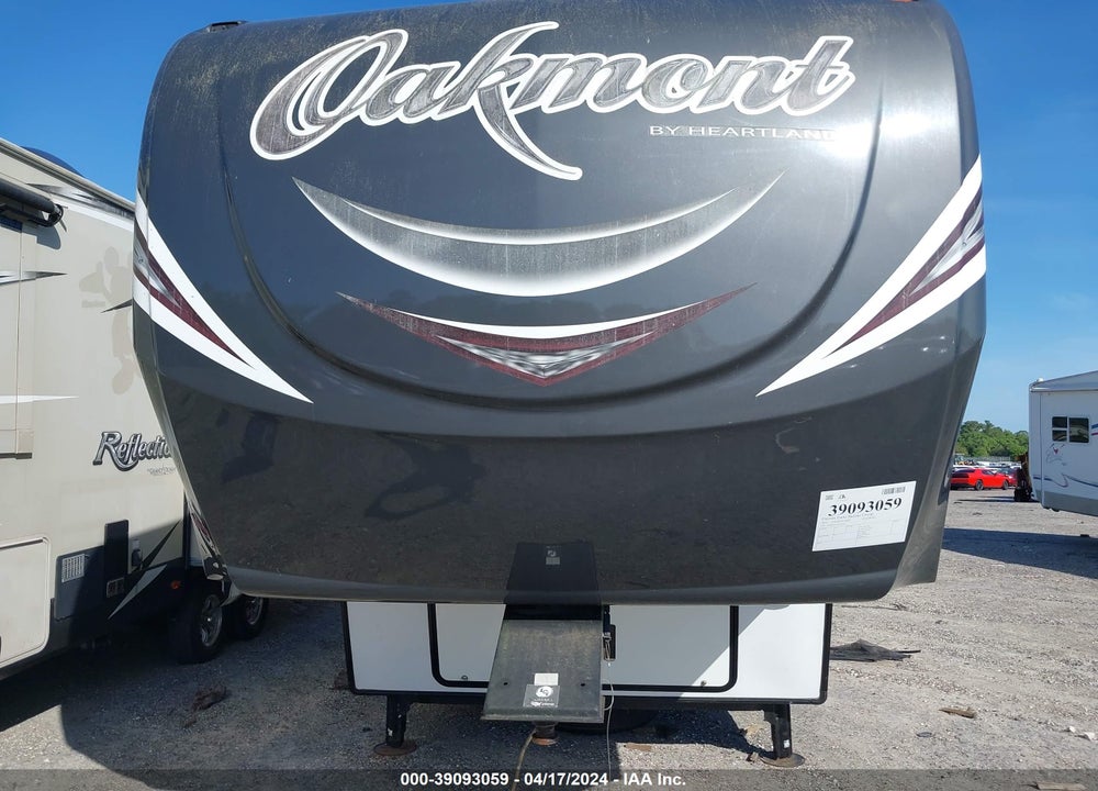 2016 HEARTLAND OAKMONT TRAVEL TRAILER VIN: 5SFBG4222GE313037