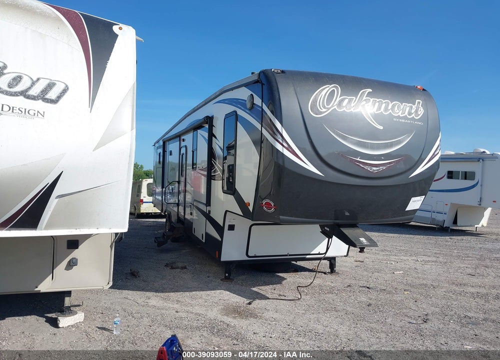 2016 HEARTLAND OAKMONT TRAVEL TRAILER VIN: 5SFBG4222GE313037