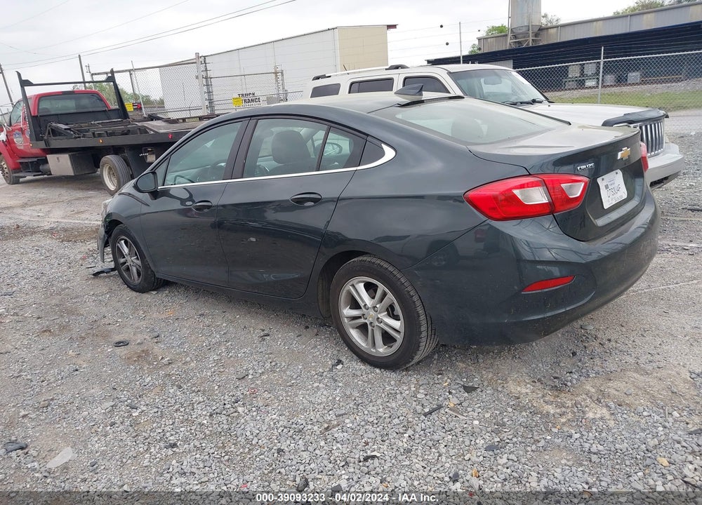 2018 CHEVROLET CRUZE LT AUTO VIN: 1G1BE5SMXJ7106030