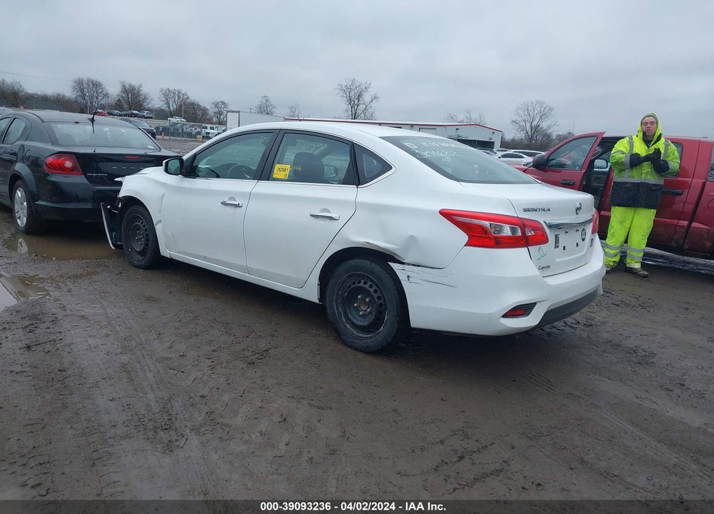 2018 NISSAN SENTRA S VIN: 3N1AB7AP3JY301682