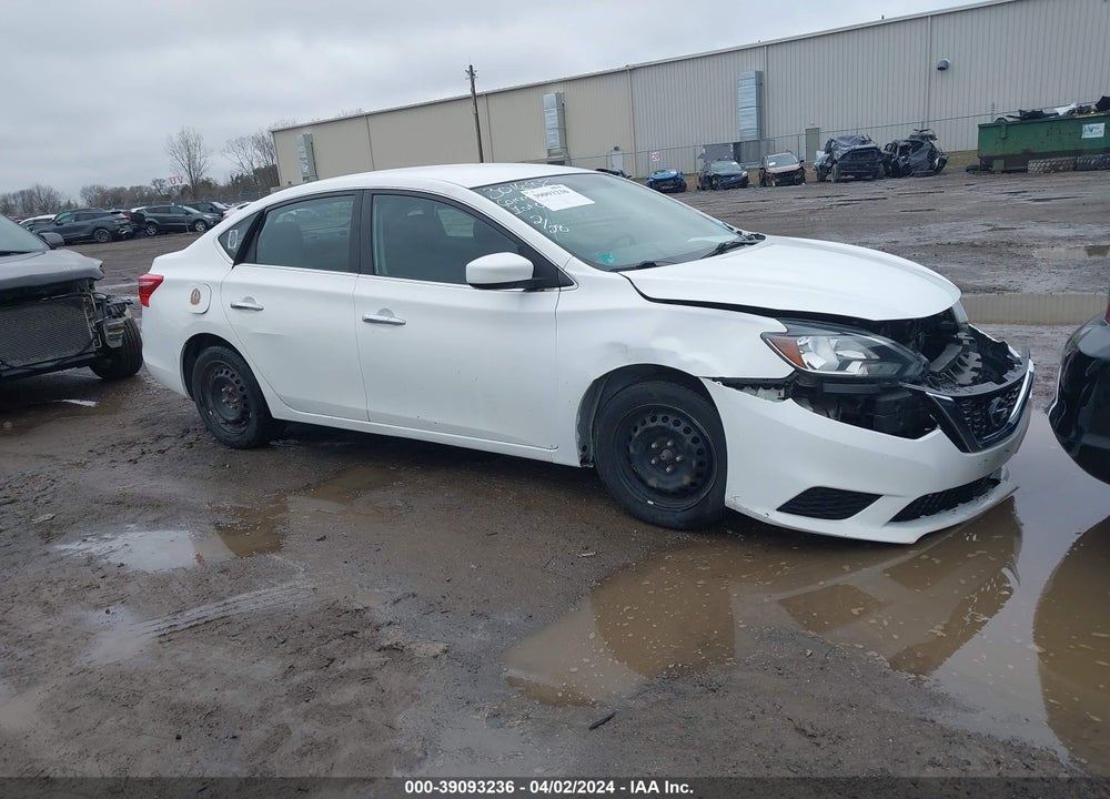 2018 NISSAN SENTRA S VIN: 3N1AB7AP3JY301682