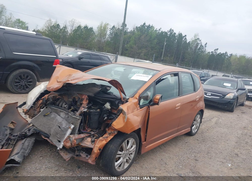 2009 HONDA FIT SPORT VIN: JHMGE88489S058315