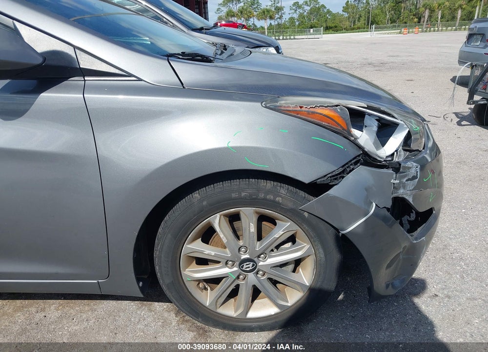 2014 HYUNDAI ELANTRA SE VIN: 5NPDH4AE5EH494202