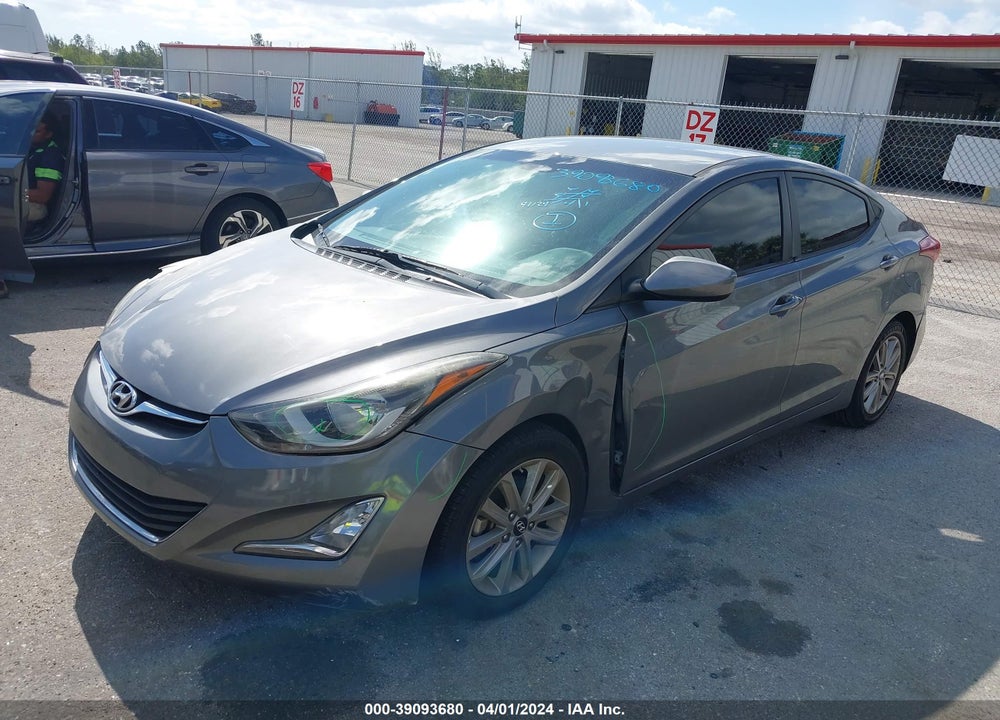 2014 HYUNDAI ELANTRA SE VIN: 5NPDH4AE5EH494202