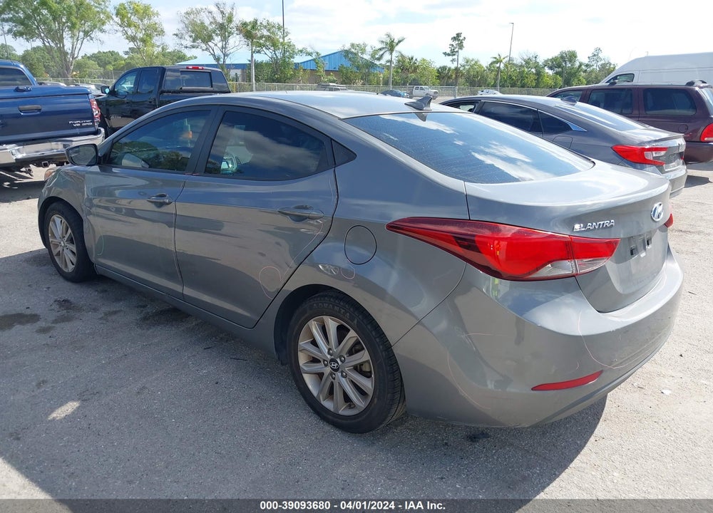 2014 HYUNDAI ELANTRA SE VIN: 5NPDH4AE5EH494202