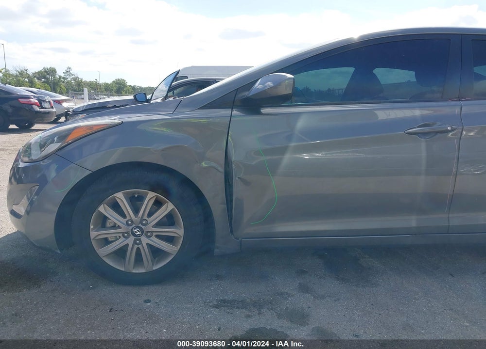 2014 HYUNDAI ELANTRA SE VIN: 5NPDH4AE5EH494202