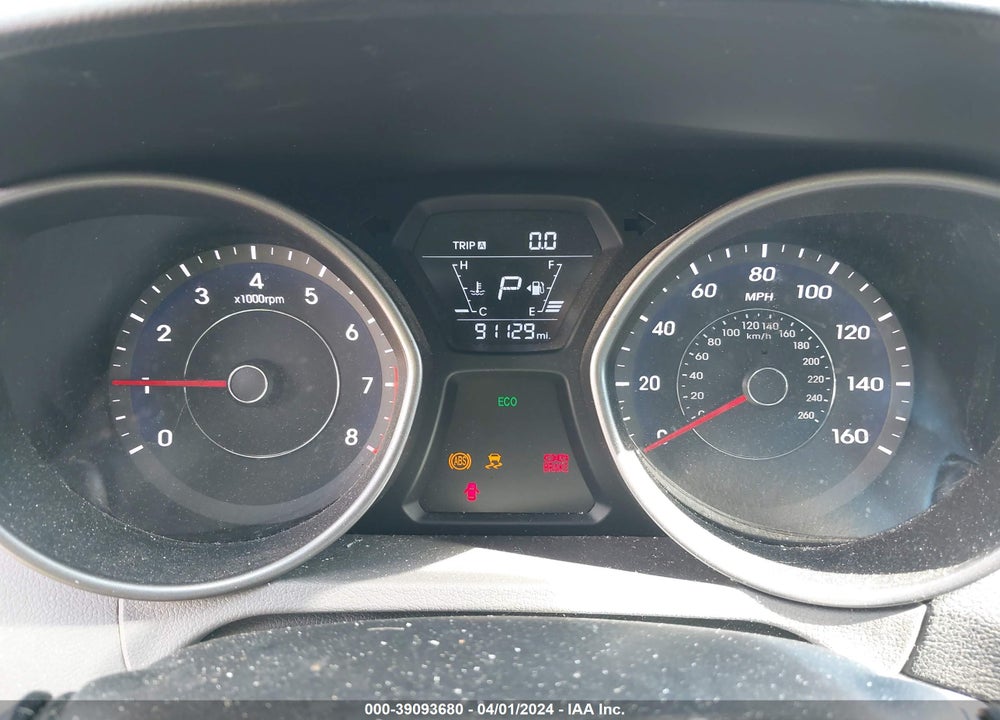 2014 HYUNDAI ELANTRA SE VIN: 5NPDH4AE5EH494202