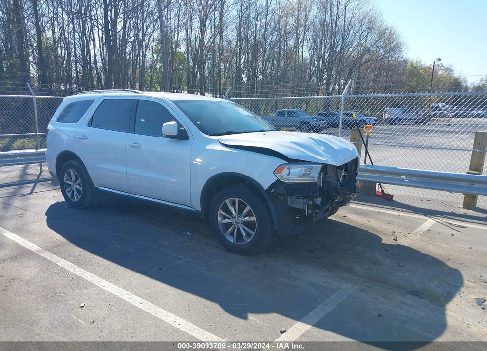 2016 DODGE DURANGO LIMITED VIN: 1C4RDJDGXGC308648