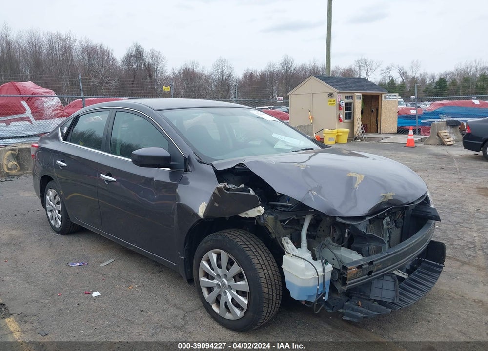 2015 NISSAN SENTRA SV VIN: 3N1AB7APXFL675923