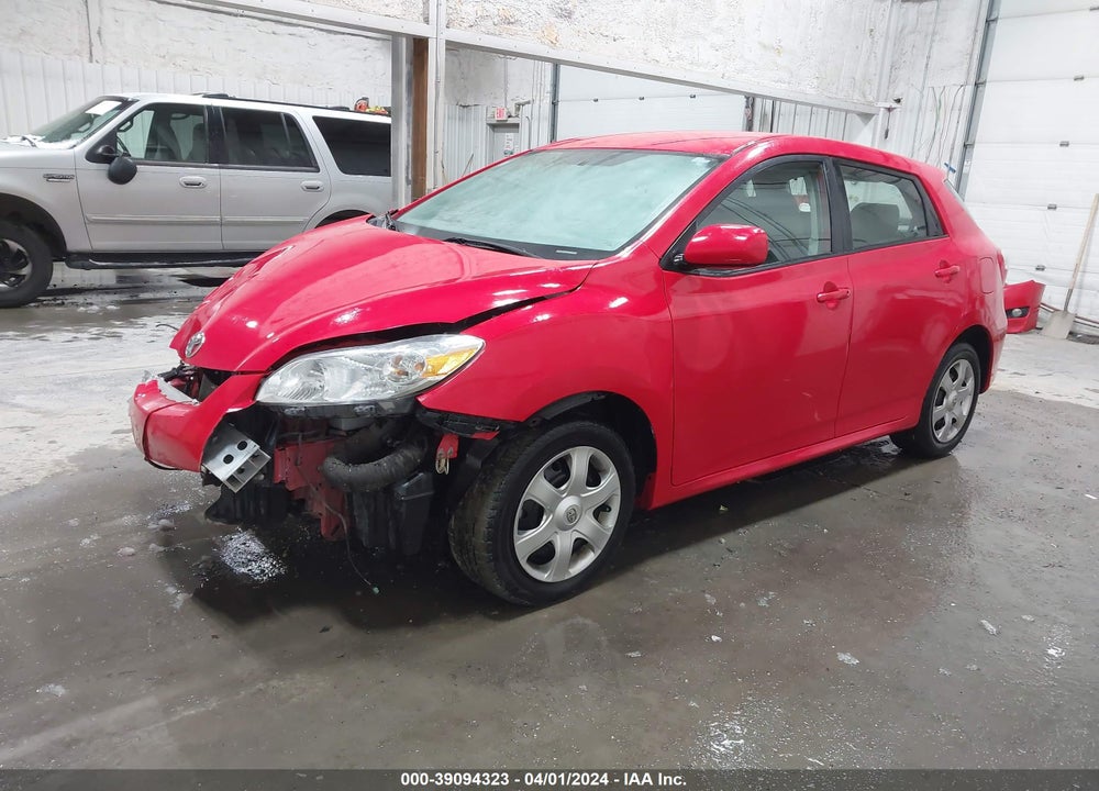 2010 TOYOTA MATRIX S VIN: 2T1LE4EE7AC012552