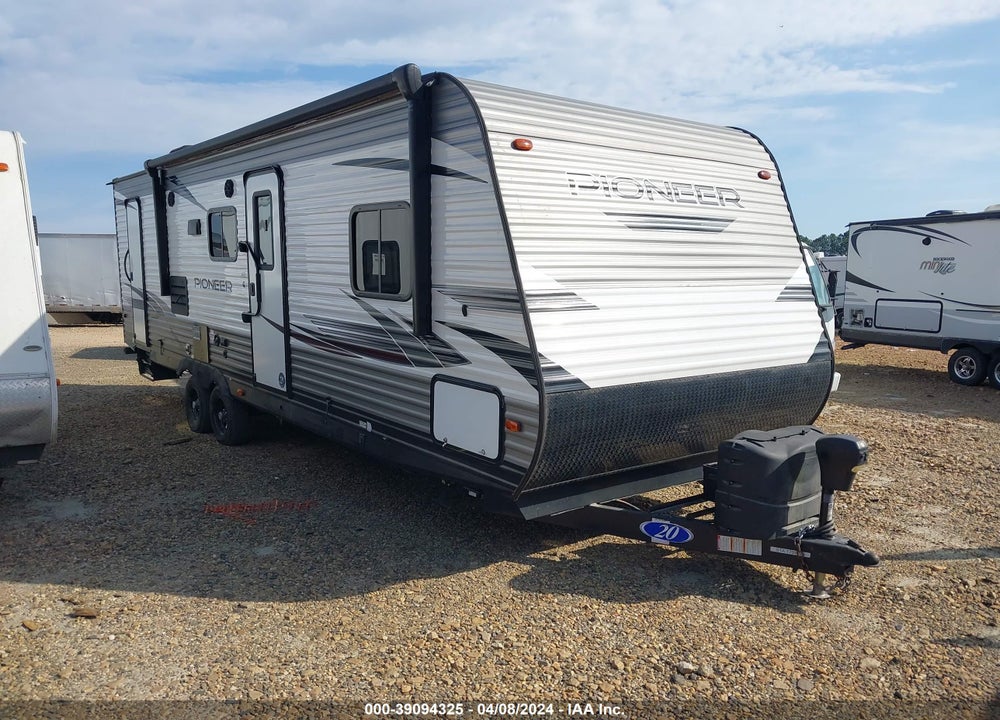 2020 PIONEER BH270 TRAVEL TRAILER VIN: 5SFPB3224LE430546