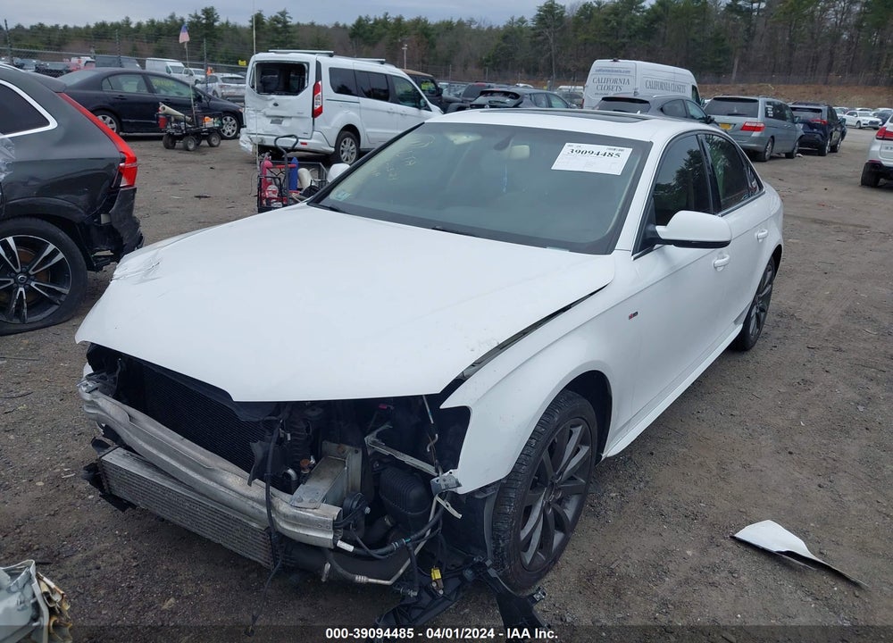 2014 AUDI A4 2.0T PREMIUM VIN: WAUBFAFL1EN020523