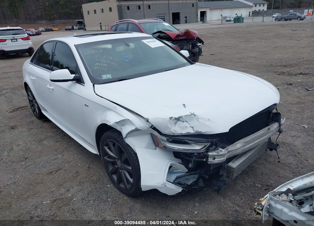 2014 AUDI A4 2.0T PREMIUM VIN: WAUBFAFL1EN020523