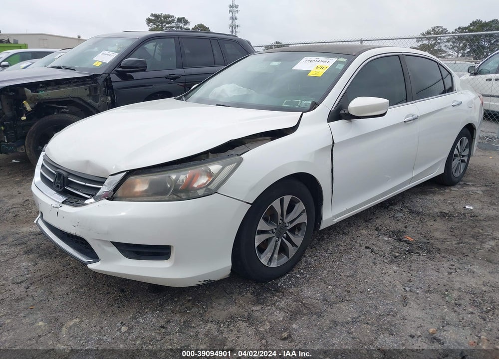 2013 HONDA ACCORD LX VIN: 1HGCR2F36DA191005