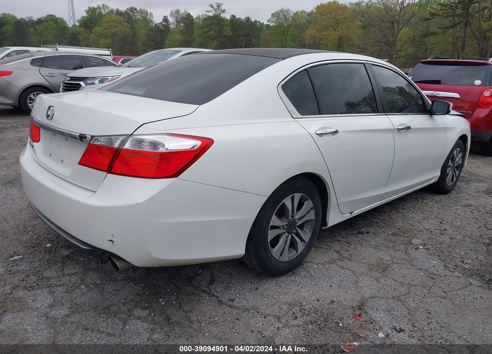 2013 HONDA ACCORD LX VIN: 1HGCR2F36DA191005
