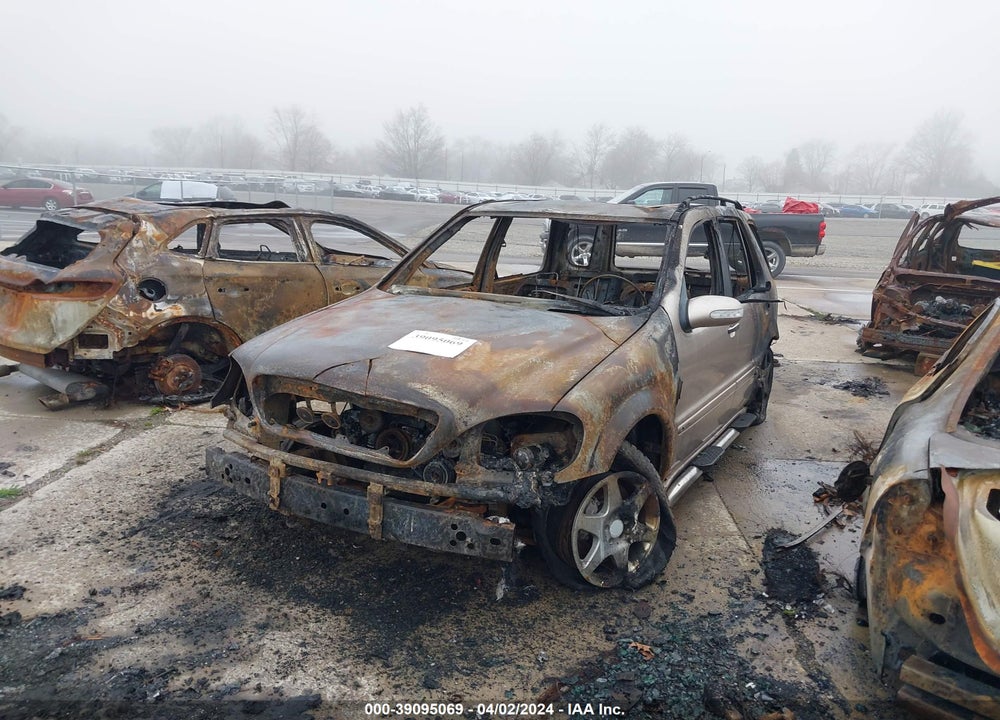 2003 MERCEDES-BENZ ML 500 VIN: 4JGAB75E63A439869