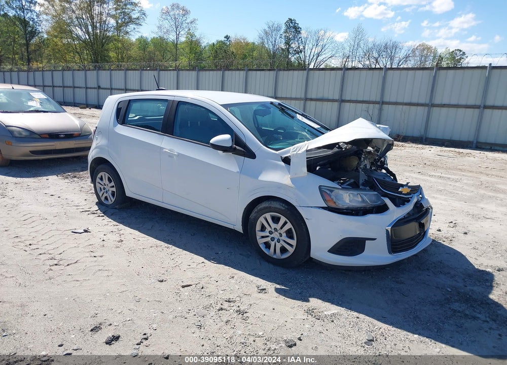 2017 CHEVROLET SONIC LT AUTO VIN: 1G1JG6SH9H4168271